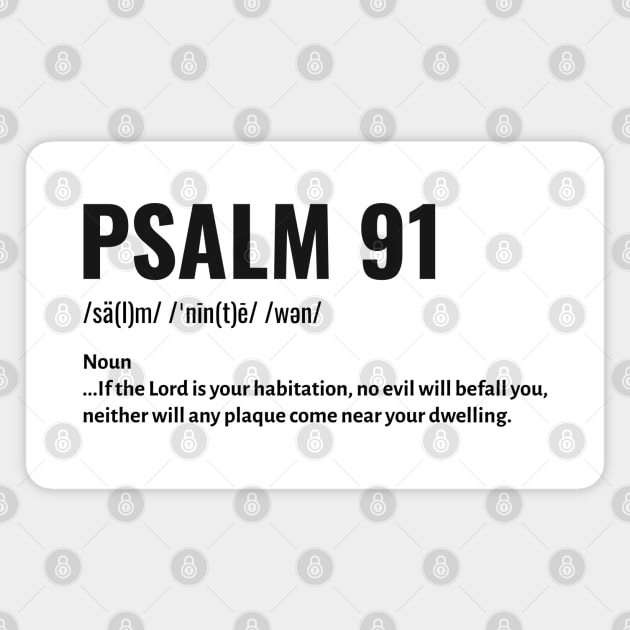 Psalm 91 Magnet by MyVictory